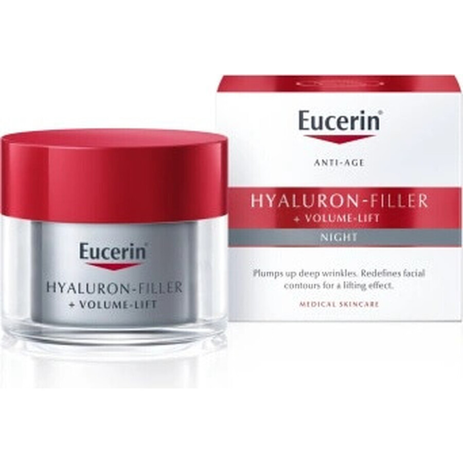 Eucerin HYALURON-FILLER+Volume-Lift Cremă de noapte 1×50 ml, Anti-Age