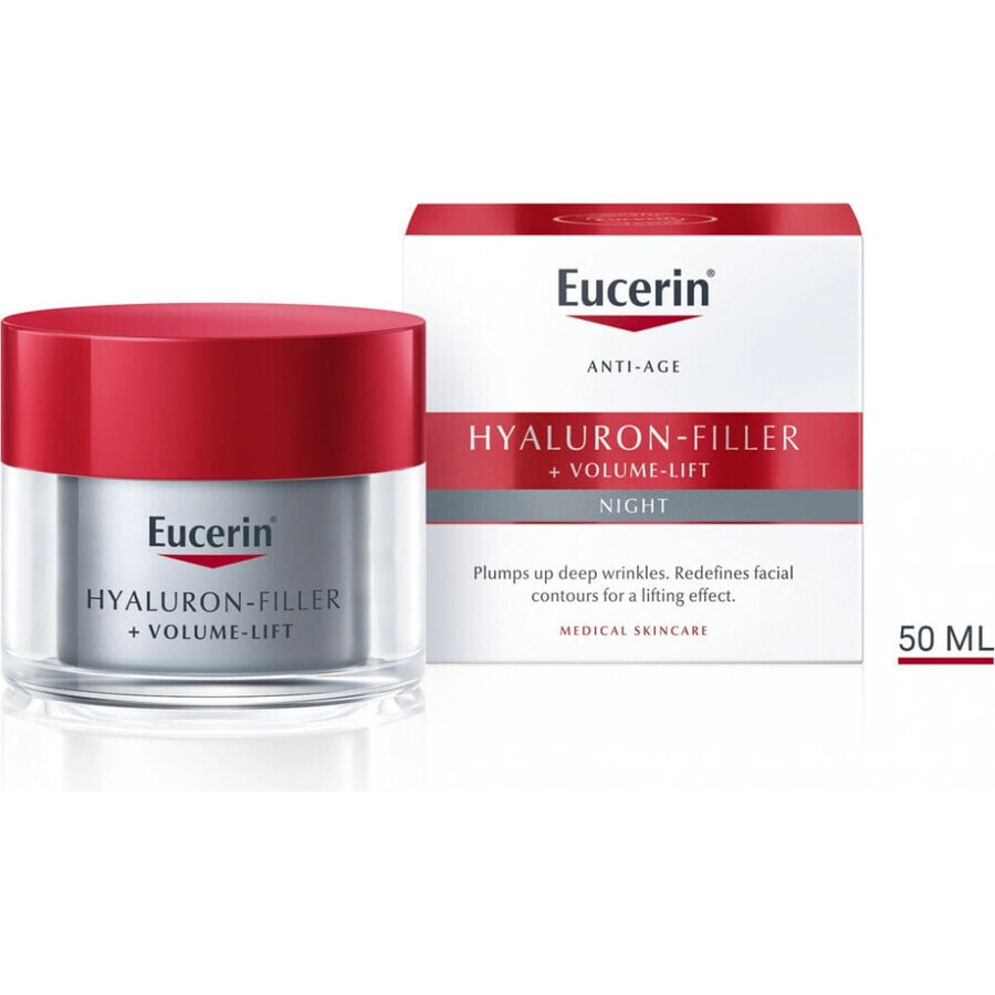 Eucerin HYALURON-FILLER+Volume-Lift Cremă de noapte 1×50 ml, Anti-Age