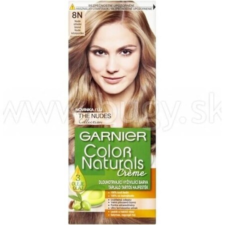 Garnier Color Naturals culoare permanentă a părului 8N blond mediu 1×1 bucată, culoarea părului