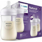 Philips AVENT Natural Response Bottle 260 ml, 1m+ 2 pcs 1×2 pcs 1×2 pcs, glass