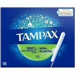 Tampax NON-PLASTIC Super 18pcs 1×18 buc, tampoane