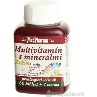 MedPharma MULTIVITAMINE MET MINERALEN EXTRA 42 INGREDIENTS 1×67 tbl, voedingssupplement