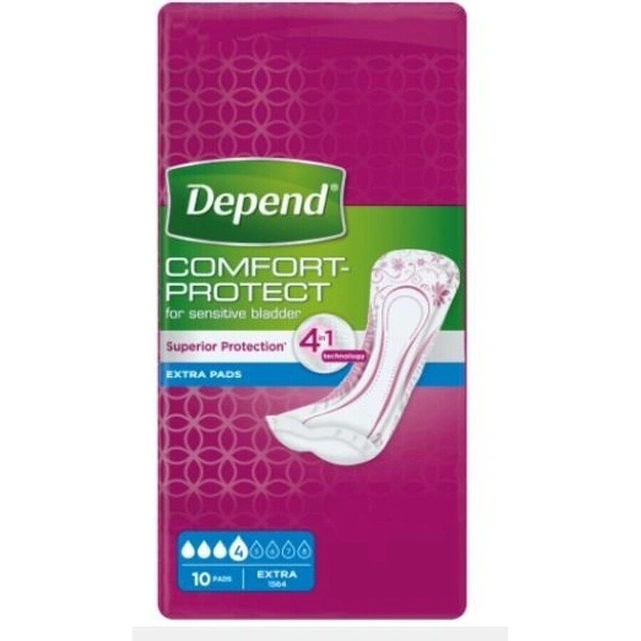 DEPEND EXTRA 1×10 stuks, incontinentiemateriaal