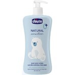 CHICCO Natural Sensation latte corpo con burro di karitè e vitamina E 500ml, 0m+ 1×500ml, latte corpo per bambini