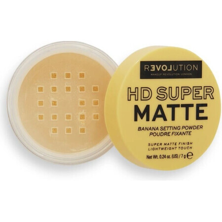 Revolution Relove, HD Super Matte Banana Powder 1×7 g, pudră