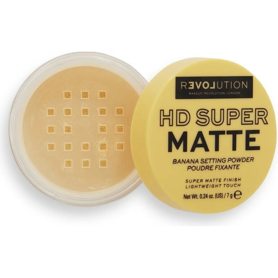 Revolution Relove, HD Super Matte Banana Powder 1×7 g, pudră