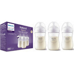 Philips AVENT Natural Response Bottle 260 ml, 1m+ 3 pcs 1×3 pcs 1×3 pcs, glass