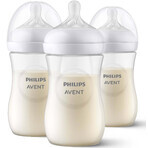 Philips AVENT Natural Response Bottle 260 ml, 1m+ 3 pcs 1×3 pcs 1×3 pcs, glass