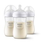 Philips AVENT Natural Response Bottle 260 ml, 1m+ 3 pcs 1×3 pcs 1×3 pcs, glass