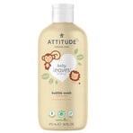 ATTITUDE Baby leaves foaming bath foam with pear juice flavor 1×473 ml, foaming hand soap for babies