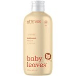 ATTITUDE Baby leaves foaming bath foam with pear juice flavor 1×473 ml, foaming hand soap for babies