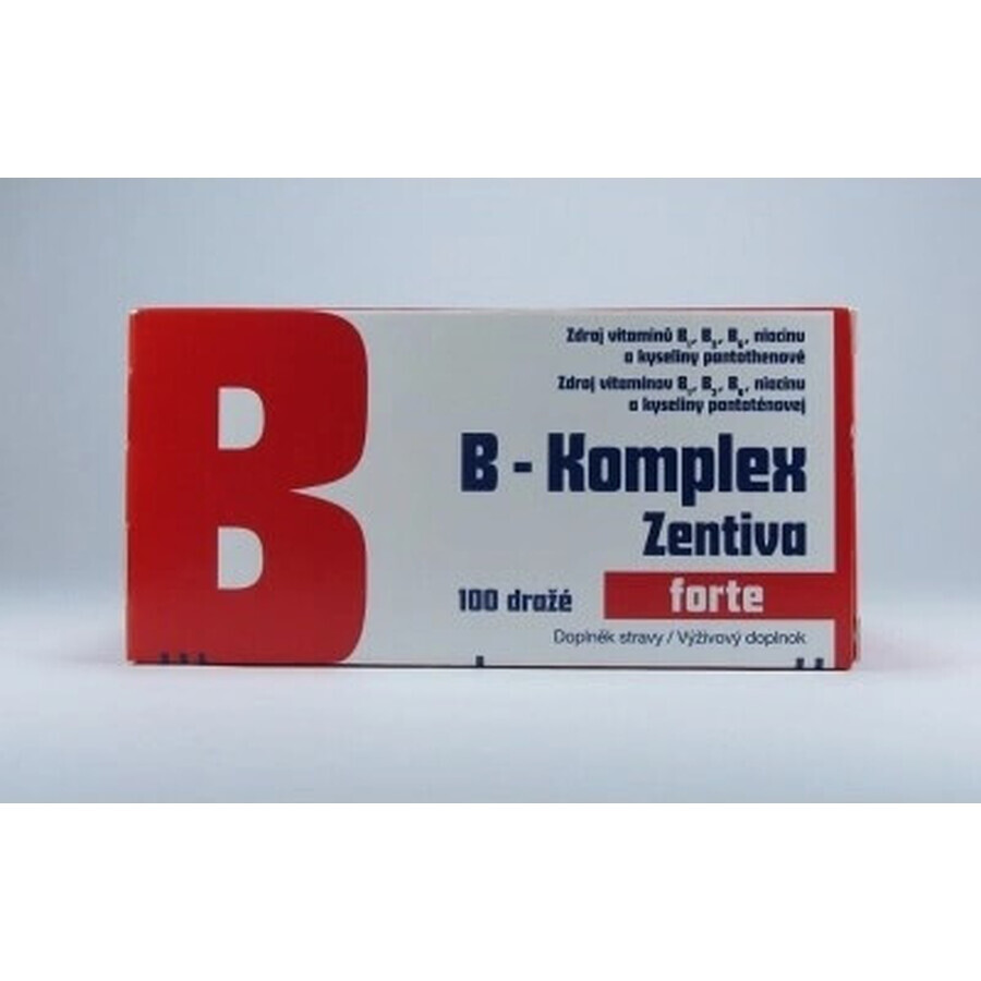 B-Komplex Zentiva forte 100 tbl 1×100 tbl, vitamin B