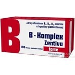 B-Komplex Zentiva forte 100 tbl 1×100 tbl, vitamin B