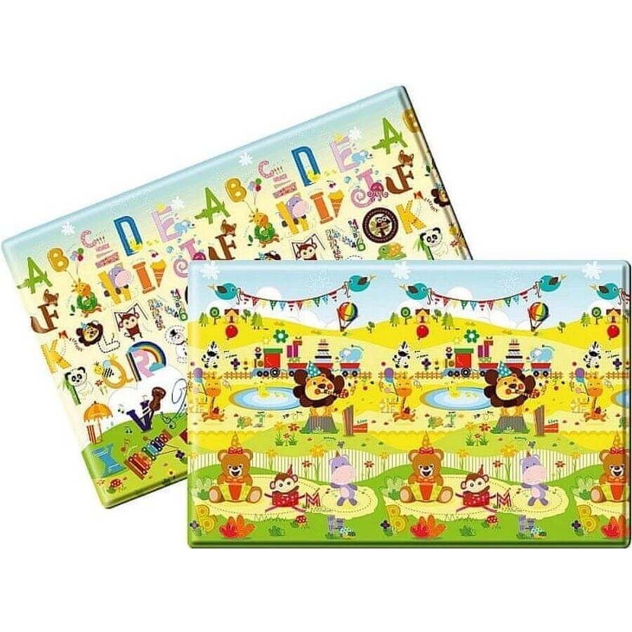 LALALU Playmat PREMIUM Small, 140 x 140 x 1,2 - Buon compleanno 1×1 pz.