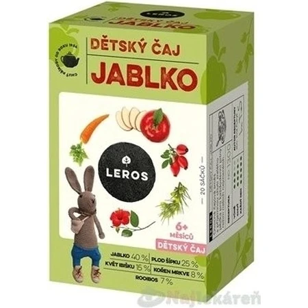 LEROS Kindertee - Apfel 20×2 g, Tee