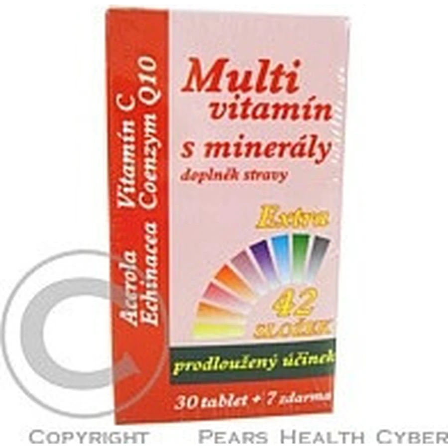 MedPharma MULTIVITAMINE MET EXTRA MINERALEN 42 INGREDIENTEN 1 × 30 + 7 tbl gratis (37 stuks)