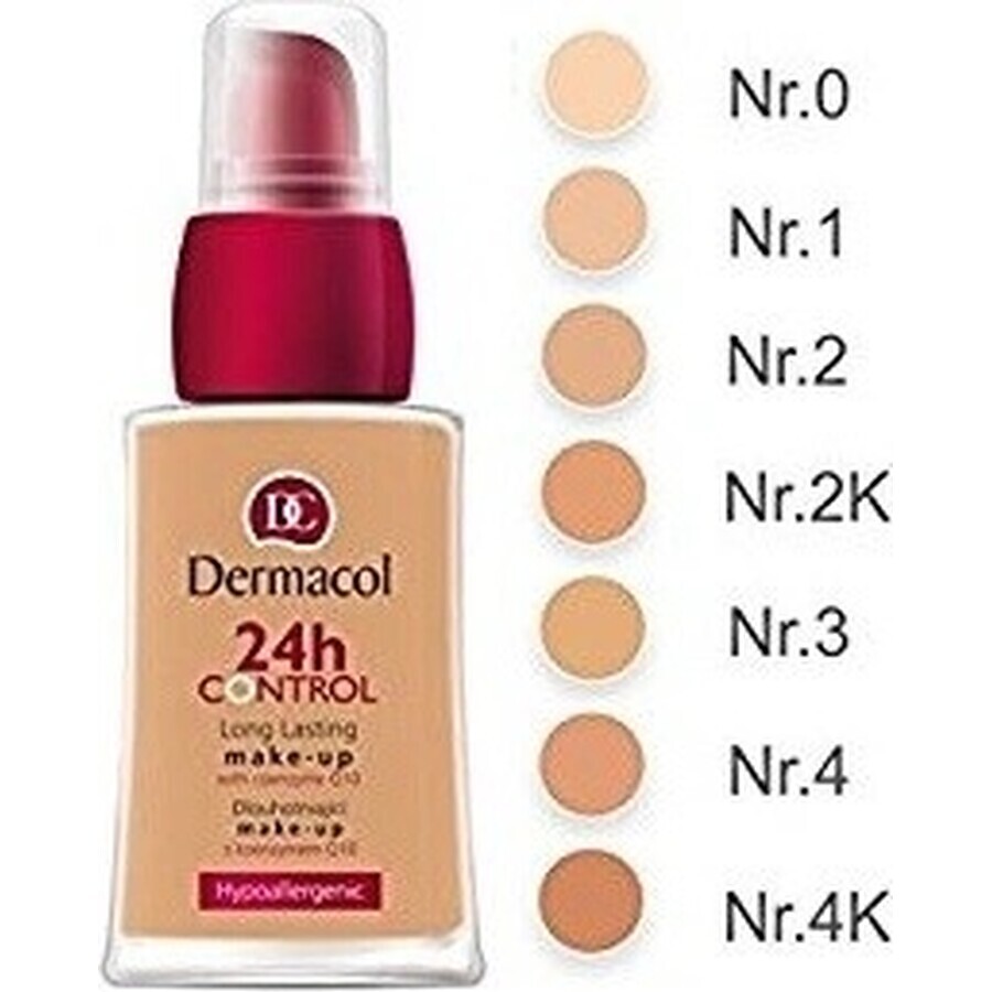 DERMACOL MAKE-UP 24H CONTROL 0 1×30 ml, machiaj