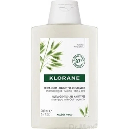 KLORANE SHAMPOOING à l'avoine 1×200 ml, shampooing