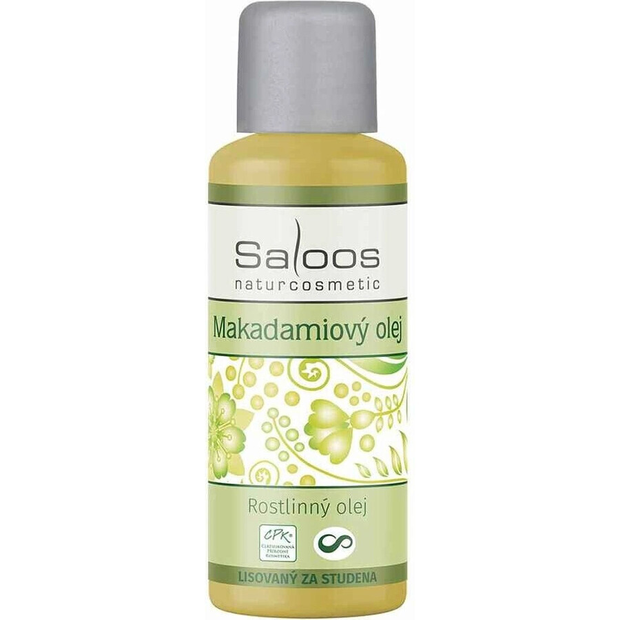 Saloos Ulei vegetal macadamia 1×50 ml, ulei de piele