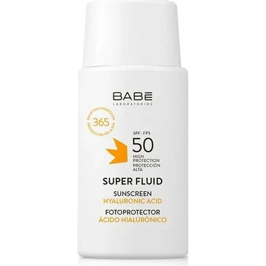 BABÉ SUPER FLUID OIL FREE SPF50 1x50ml, matterende fluid met SPF