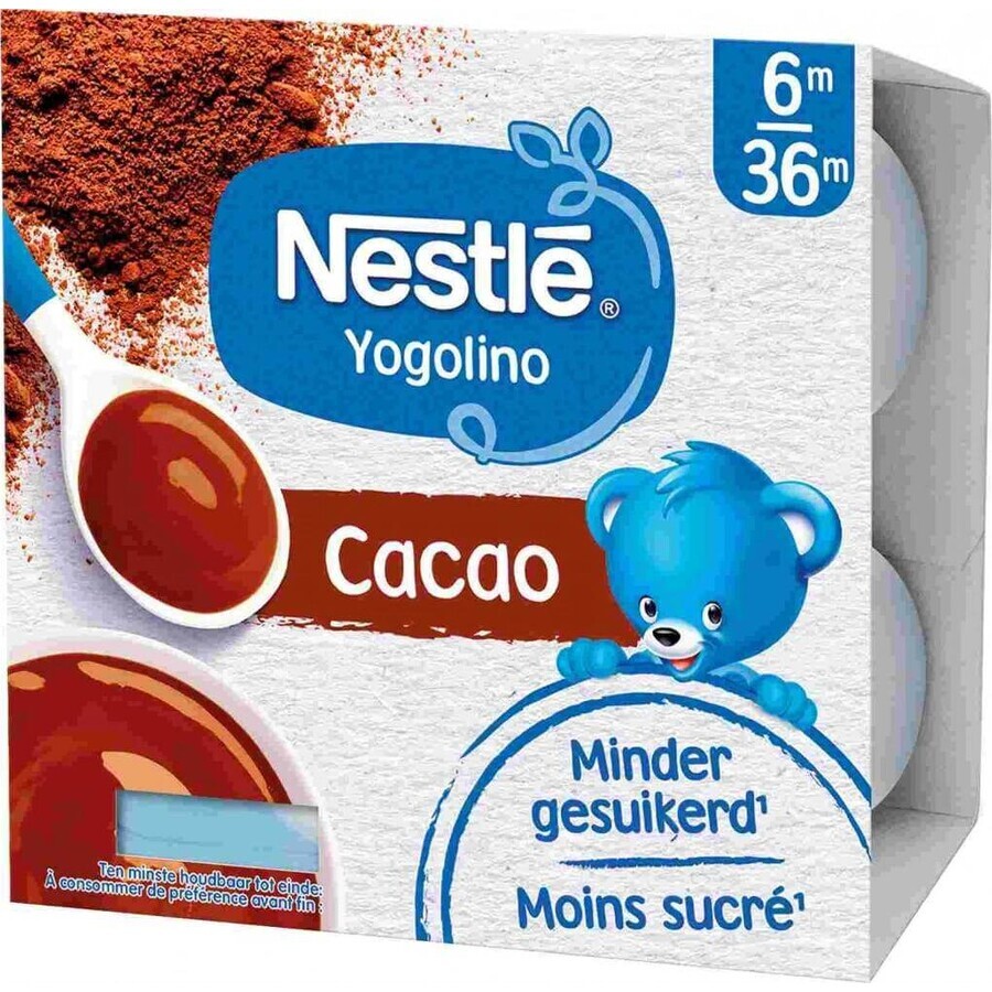 Nestlé YOGOLINO Cacao 4×100 g, dessert with milk