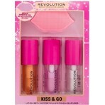 Revolution, Kiss & Go Glaze Lip Care Geschenkset 1×1 set, geschenkset