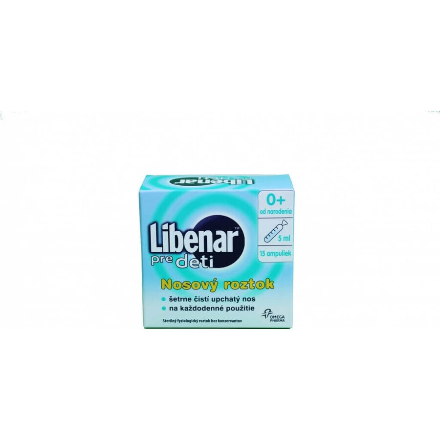 Libenar Multifunctionele zoutoplossing 15×5 ml, isotone oplossing