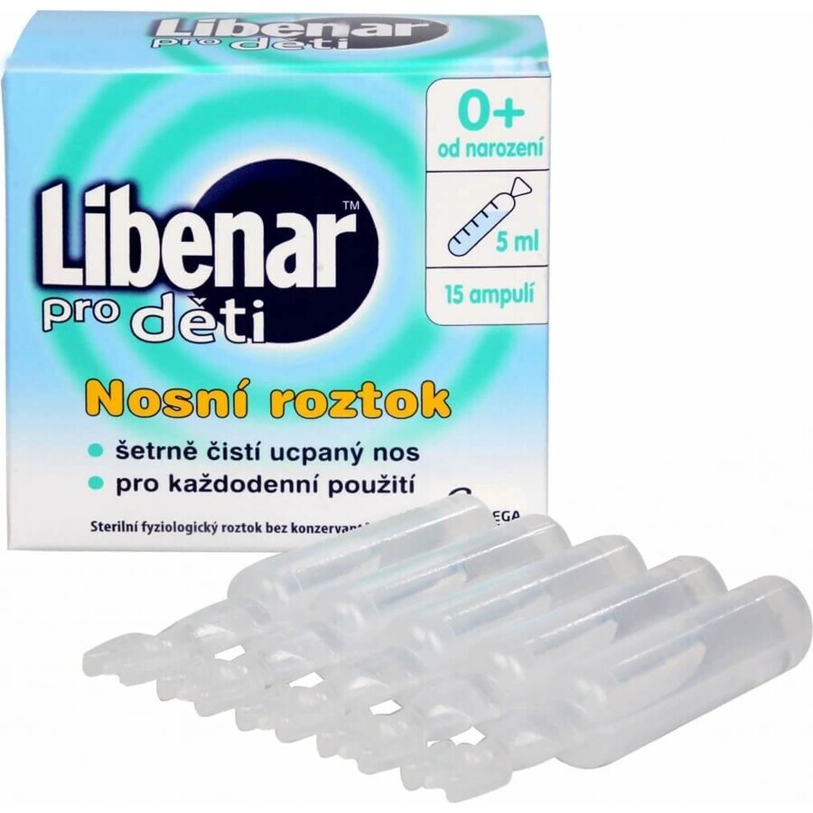 Libenar Multifunctionele zoutoplossing 15×5 ml, isotone oplossing