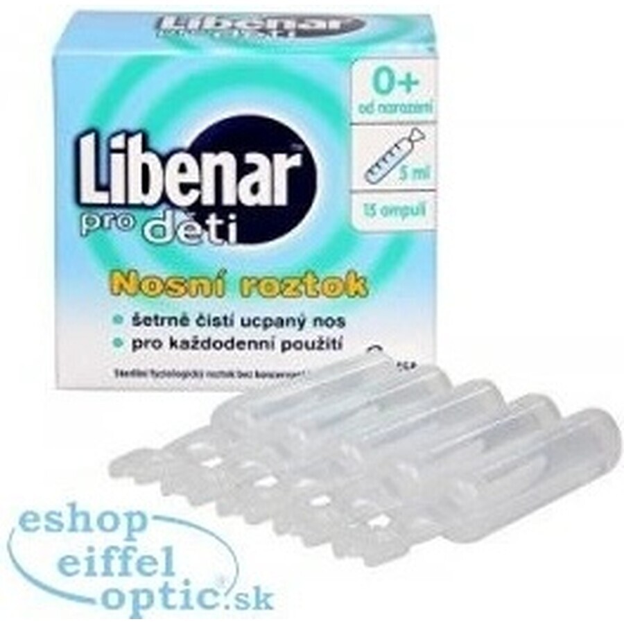 Libenar Multifunctionele zoutoplossing 15×5 ml, isotone oplossing