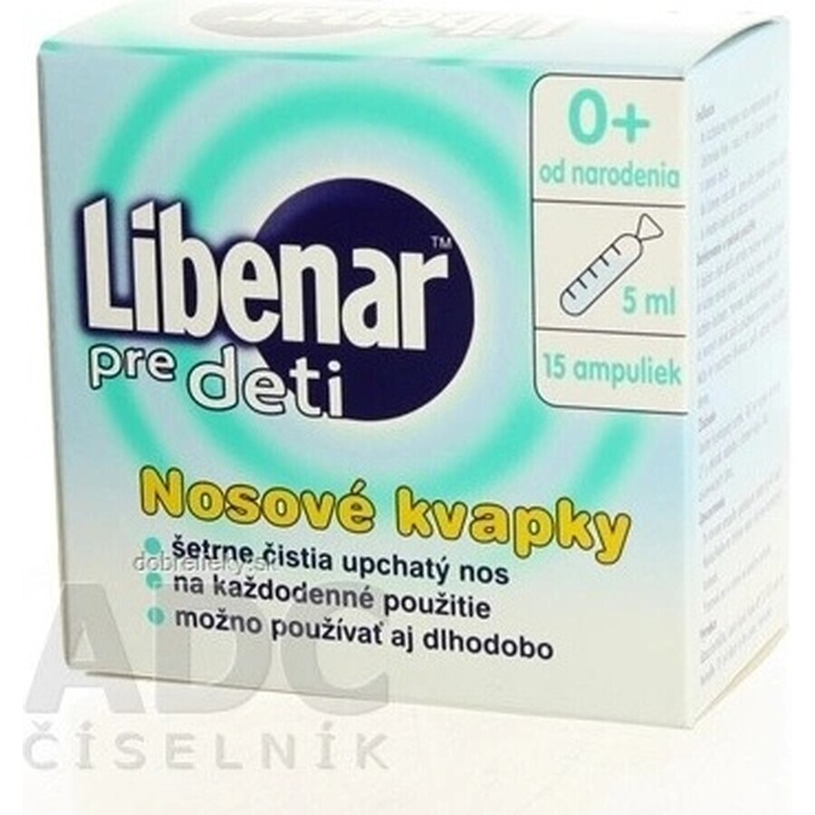 Libenar Multifunctionele zoutoplossing 15×5 ml, isotone oplossing