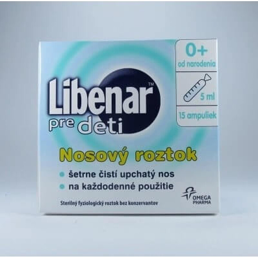 Libenar Multifunctionele zoutoplossing 15×5 ml, isotone oplossing