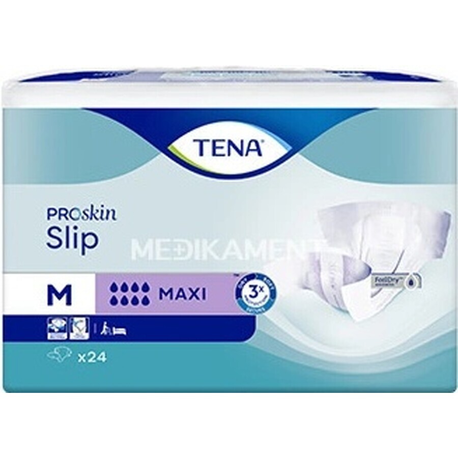 TENA Slip Maxi M 1×24 buc, chiloți pentru scutece