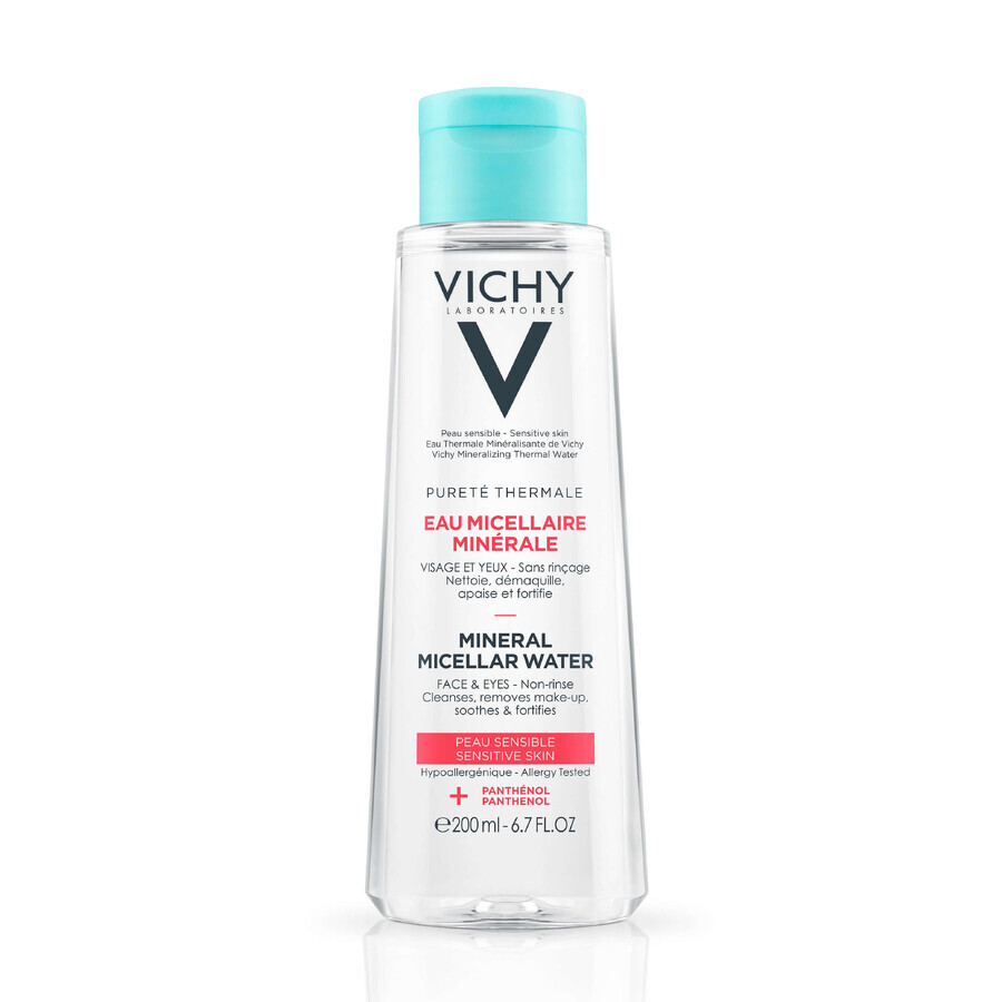 Vichy Purete Thermale Micellar Water for Sensitive Skin Purete Thermale, 200 ml,