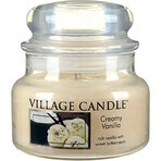 Village Candle Bougie parfumée en bouteille - Vanille crémeuse - Crème glacée à la vanille, petite 1×1 pc, bougie parfumée