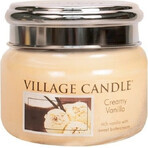 Village Candle Bougie parfumée en bouteille - Vanille crémeuse - Crème glacée à la vanille, petite 1×1 pc, bougie parfumée