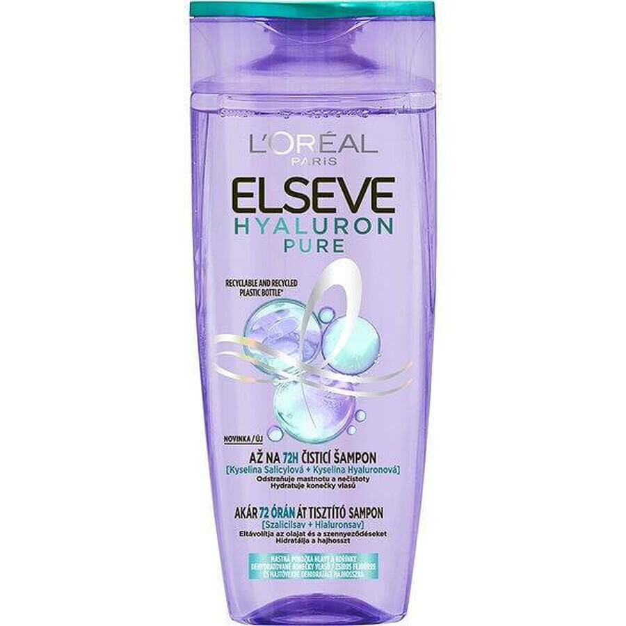 L'Oréal Paris Elseve Elseve Hyaluron Pure Shampoo, 250 ml 1×250 ml, shampoo