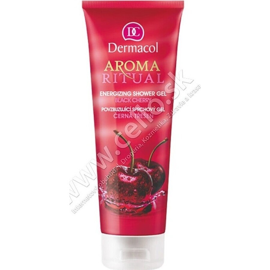 DERMACOL AROMA RITUAL Gel de duș Black Cherry 1×250 ml, gel de duș