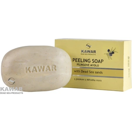 Jabón KAWAR PEELING 1×120 g, con arena del Mar Muerto