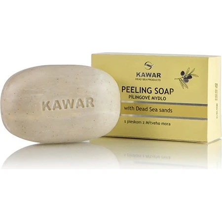 Jabón KAWAR PEELING 1×120 g, con arena del Mar Muerto
