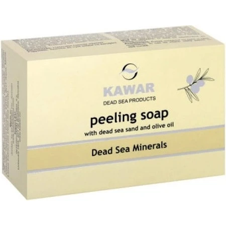 Jabón KAWAR PEELING 1×120 g, con arena del Mar Muerto