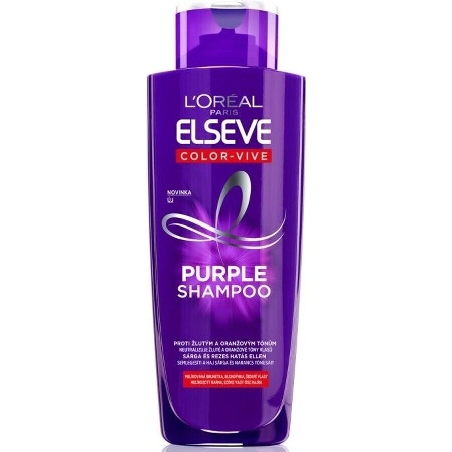 Elseve Purple Shampoo 1×200 ml, shampoo