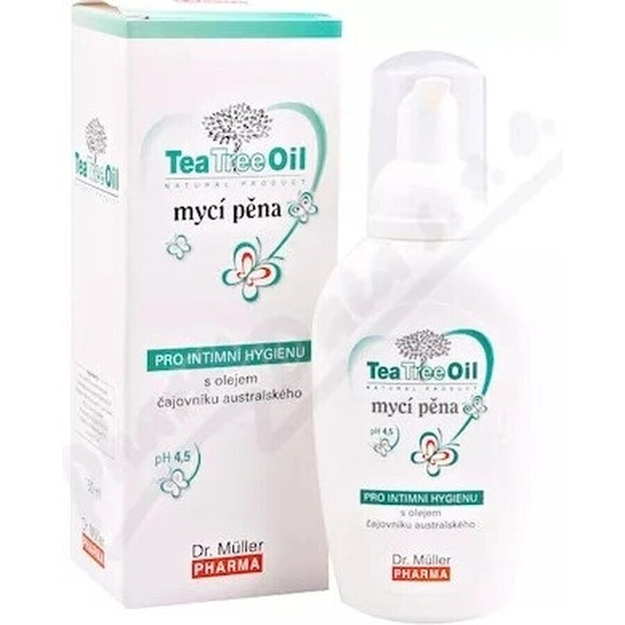 Dr. Müller Tea Tree Olie Intiem Reinigingsschuim 1x150 ml