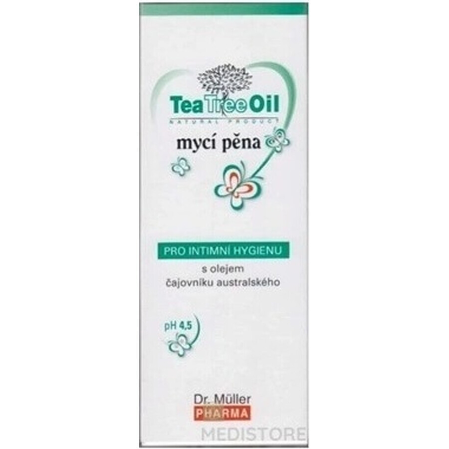 Dr. Müller Tea Tree Olie Intiem Reinigingsschuim 1x150 ml