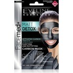 Eveline Facemed Matt Detox Face Mask 8in1 2×5 ml, masque de beauté