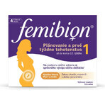 Femibion 1 Planification et premières semaines de grossesse, 28 tbl 1×28 tbl, complément alimentaire