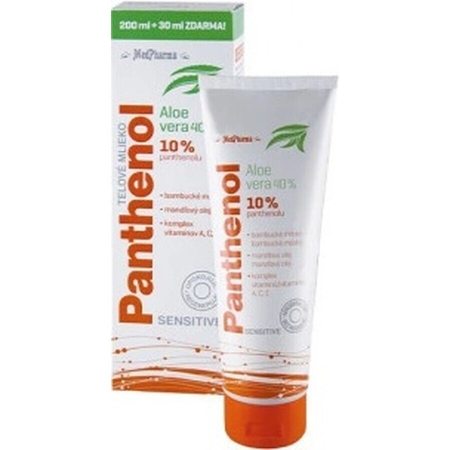 MedPharma PANTHENOL 10% LAPTE DE CORP 1×200+30 ml, loțiune de corp