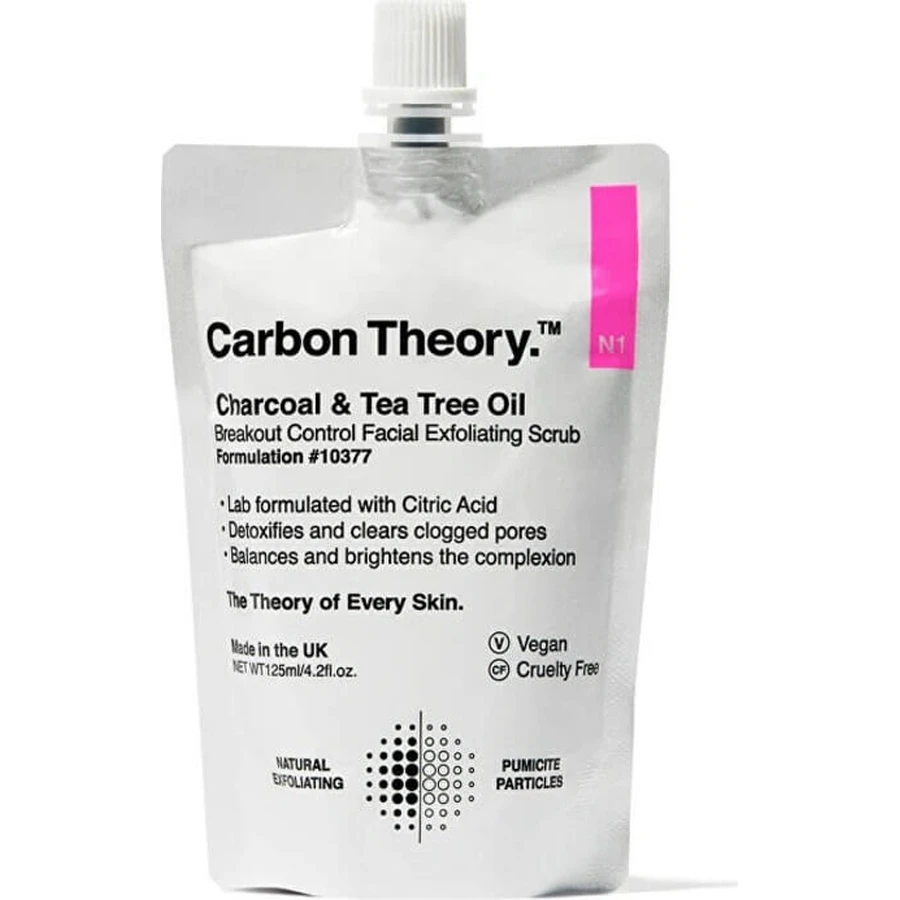 Carbon Theory Gezichtsscrub 125 ml, peeling