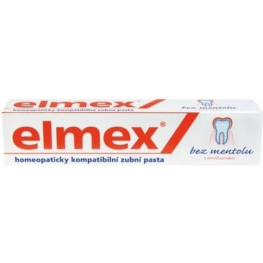 ELMEX MENTHOL-VRIJ TOOTH PASTE 1×75 ml, zonder menthol