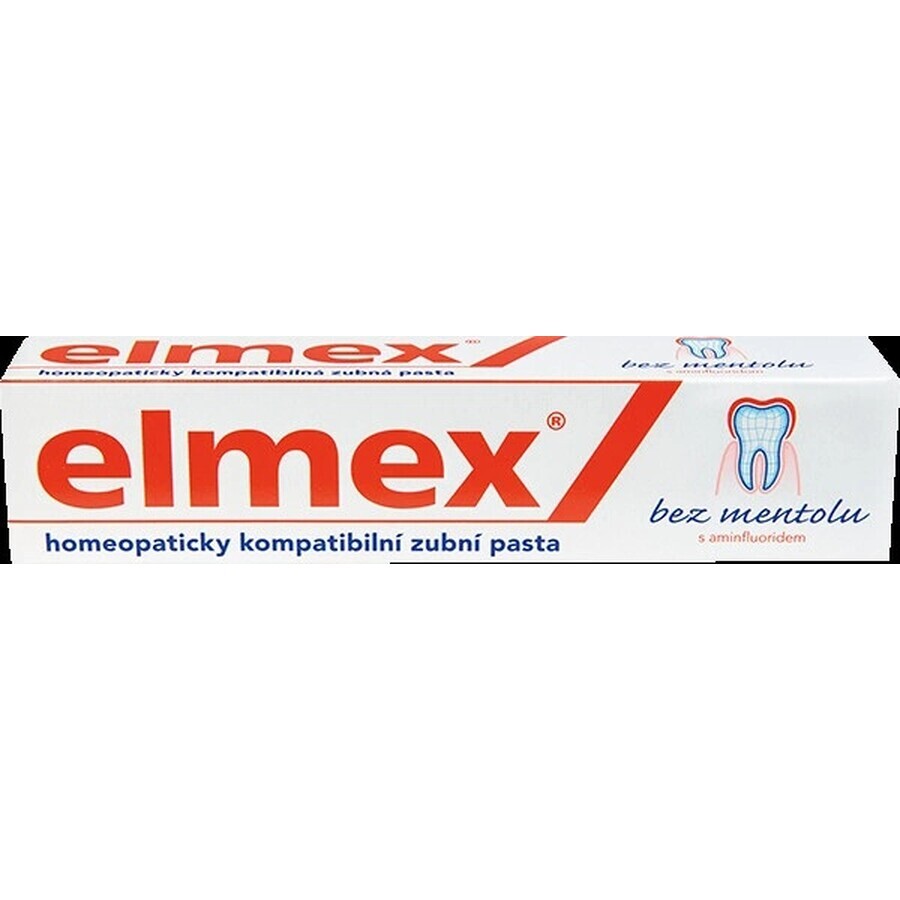 ELMEX MENTHOL-VRIJ TOOTH PASTE 1×75 ml, zonder menthol