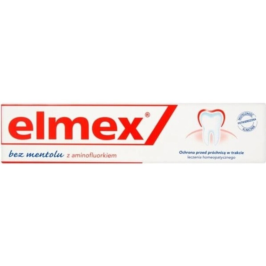 ELMEX MENTHOL-VRIJ TOOTH PASTE 1×75 ml, zonder menthol